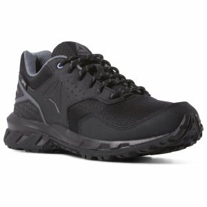 Reebok Ridgerider Trail Wanderschuhe Damen - Schwarz/Grau/Blau - DE 492-JKS